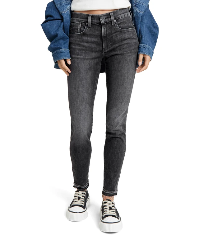 G-Star Women's Lhana Skinny Jeans, Grey (faded apollo grey D19079-D535-G350), 26W / 28L