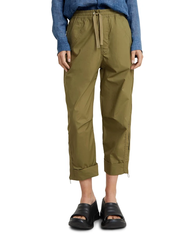 G-Star Women's Utility Cropped Pants, Green (smoke olive D24601-D308-B212), 26