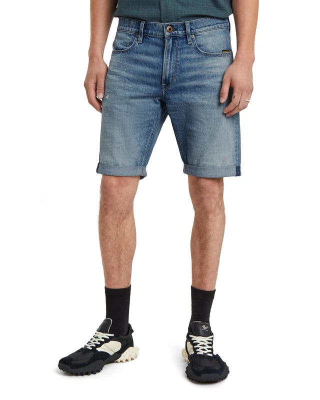 G-Star Men's Mosa Shorts, Blue (sun faded zee destroyed D24430-D538-G332), 27