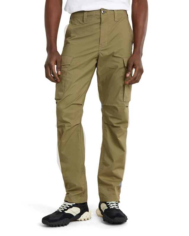 G-Star Men's Core Regular Cargo Pants, Green (smoke olive D24309-D308-B212), 28W / 30L