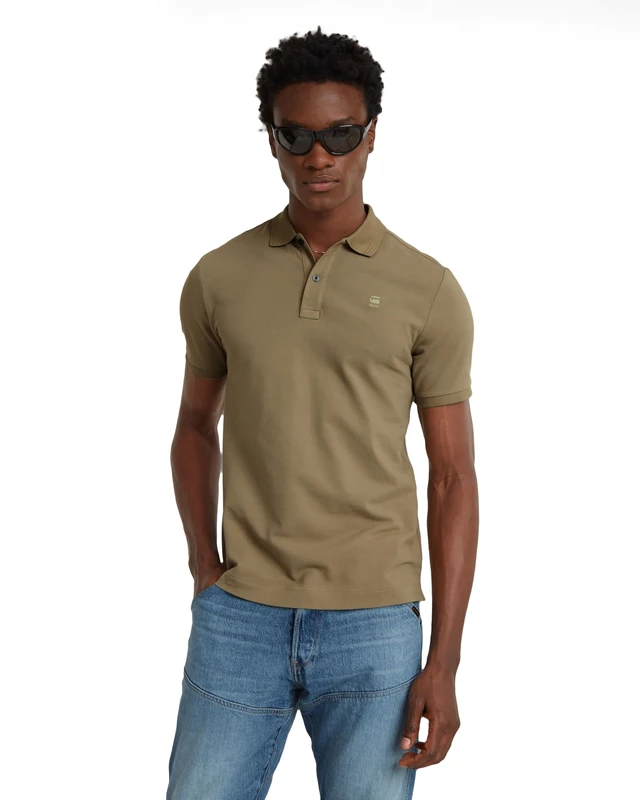 G-Star Men's Dunda Slim Polo , Green (ensis green D11595-5864-6057), L