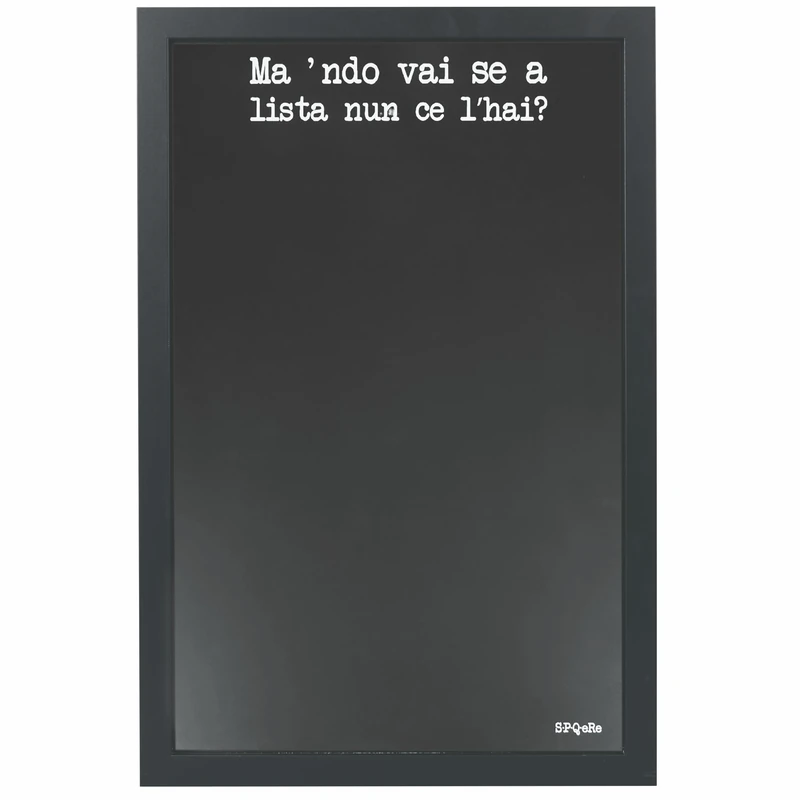 S.P.Q.ere Memo Board with Chalk 40 x 60 cm MDF and Iron