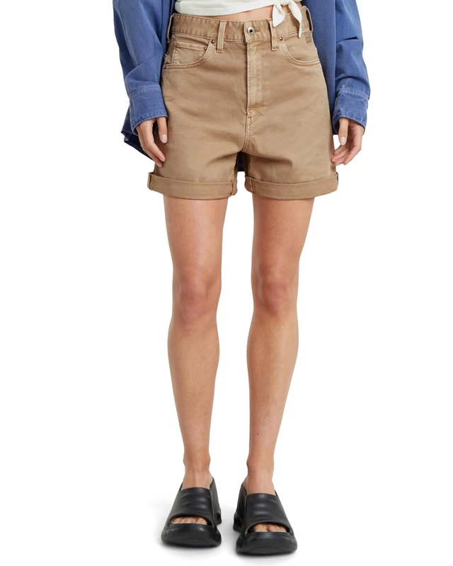 G-Star Women's Loose 5 Pocket Shorts, Green (lt rock gd D24612-C106-C029), 33