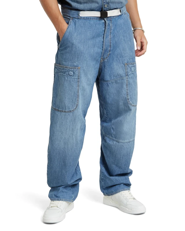 G-Star Men's Travail 3D Relaxed Jeans, Blue (faded thames D24958-D539-G614), 36W / 36L - Image 1