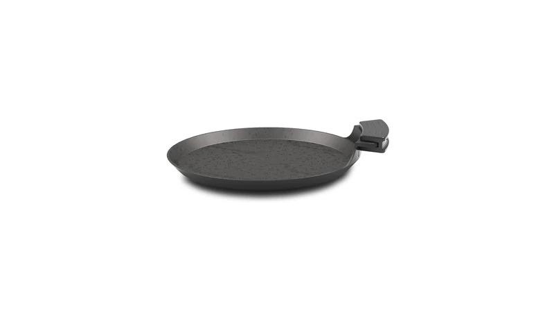 Tognana Avantspace Crepe Pan 1 Handle 25 cm, Aluminium, Black