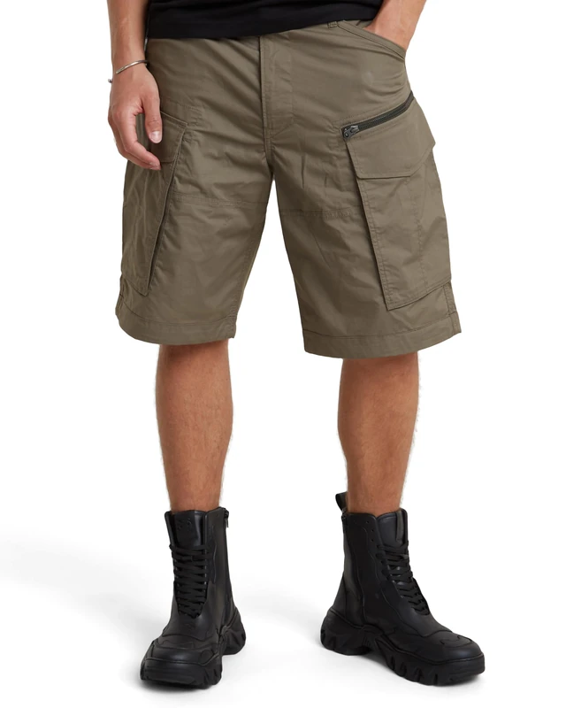 G-Star Men's Rovic Zip Relaxed Shorts, Brown (turf D08566-D308-273), 35
