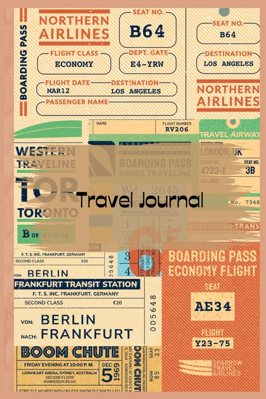 The Travel Journal: Maintain your travel expenses, keep track on yearly budget, maintain record, journal, printed, 6*9 inches, 190 pages, good for ... fro record keeping, tour, transport expense