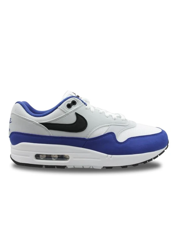 NIKE FD9082 Air Max 1 Men White/Black-DEEP Royal Blue UK 7.5