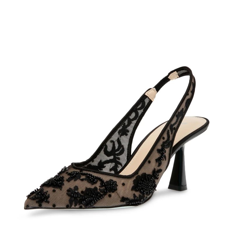 Betsey Johnson Women's Nikki Pump, Black, 4.5 UK