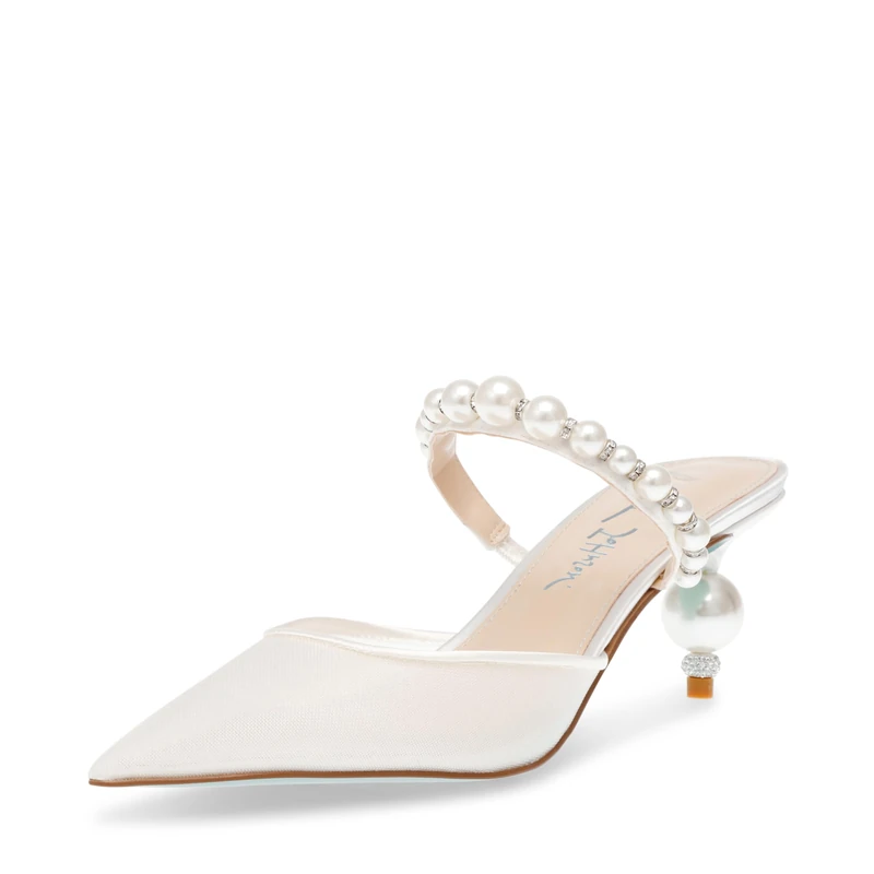 Betsey Johnson Women's Evey Pump, Ivory, 6 UK