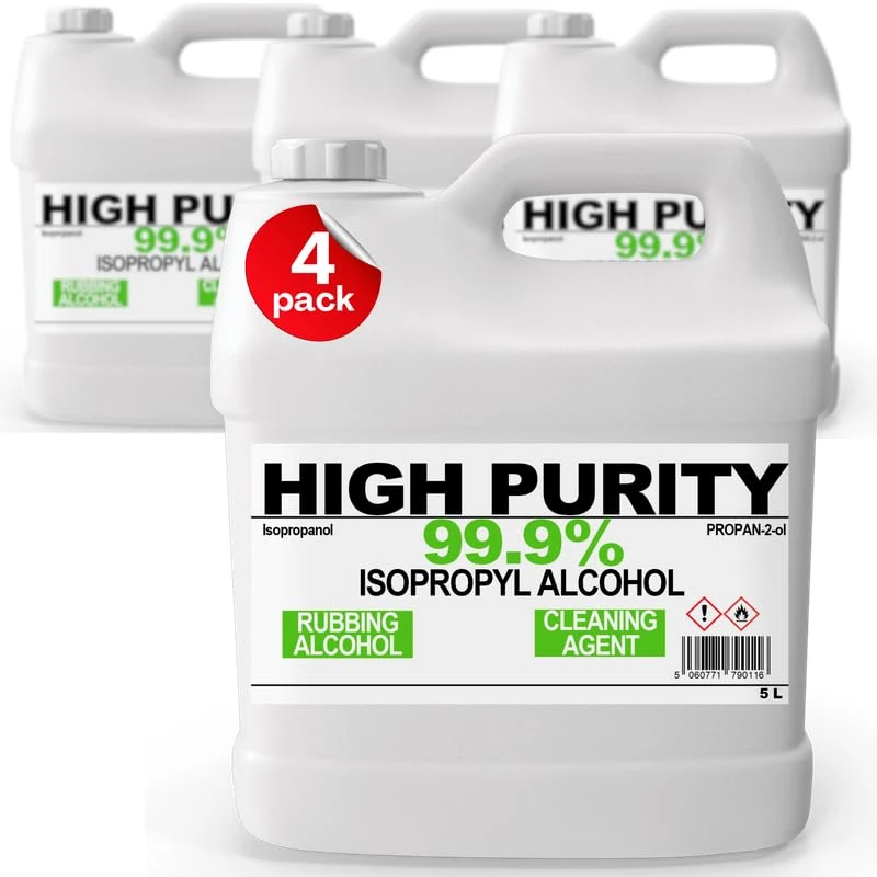 BEST CHOICE Isopropyl Alcohol 99.9% IPA Liquid Sterilizer Rubbing Pure Disinfectant For Cleaning, Medical Use, Electronics & Phones, Glass, De-Icer, Paint Thinner, Degreaser Fluid