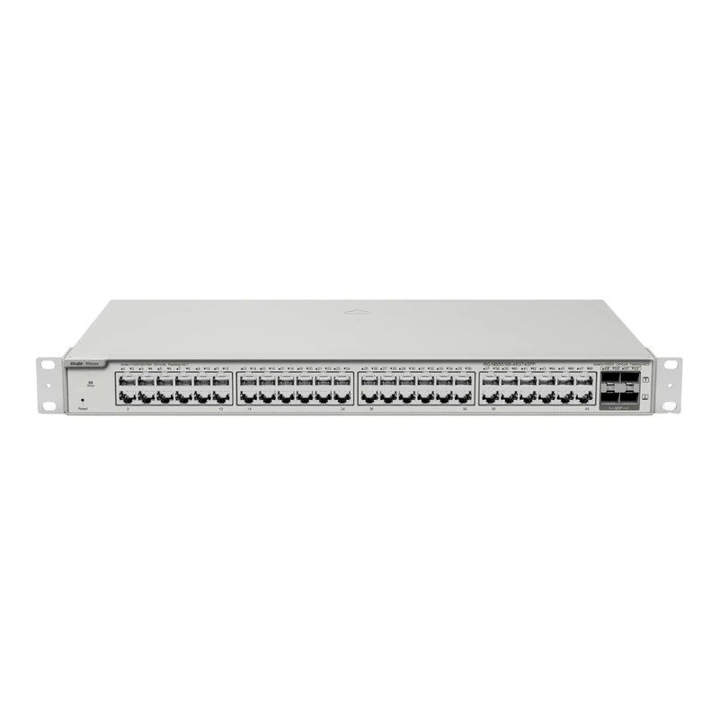REYEE 48-Port Gigabit L2+ Managed Switch,48 Gigabit RJ45 Ports,4 SFP Ports,19-Inch Rack-mountable S Brand