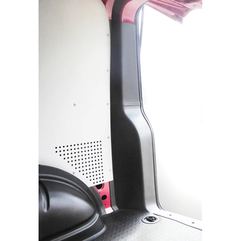 RGM Inner Rear Door Pillar Guards for Volkswagen T5/T6/T6.1 2003-2022 - Full Cover - Black (ABS)