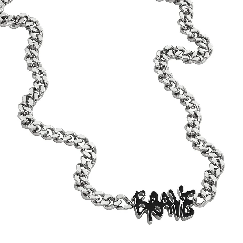 Diesel Men's 2 tone Stainless Steel with lobster clasp closure Chain necklace