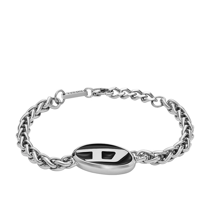 Diesel Men's 2 tone Stainless steel with lobster clasp closure bracelet