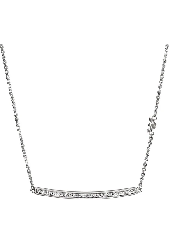 Emporio Armani Women's Sterling Silver lobster clasp closure necklace