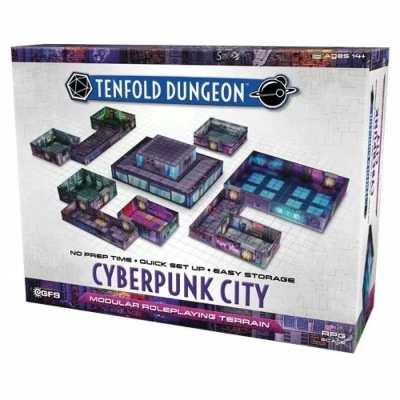 Gale Force Nine - Tenfold Dungeon - Cyberpunk City - Image 1