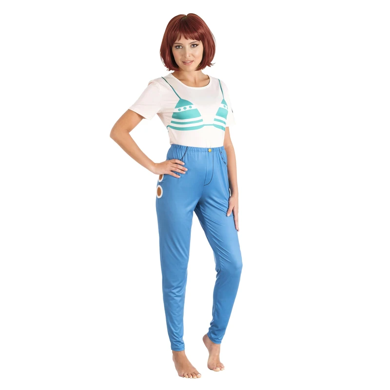 Chaks Nami Costume for Women - One Piece 2 Piece Anime Set