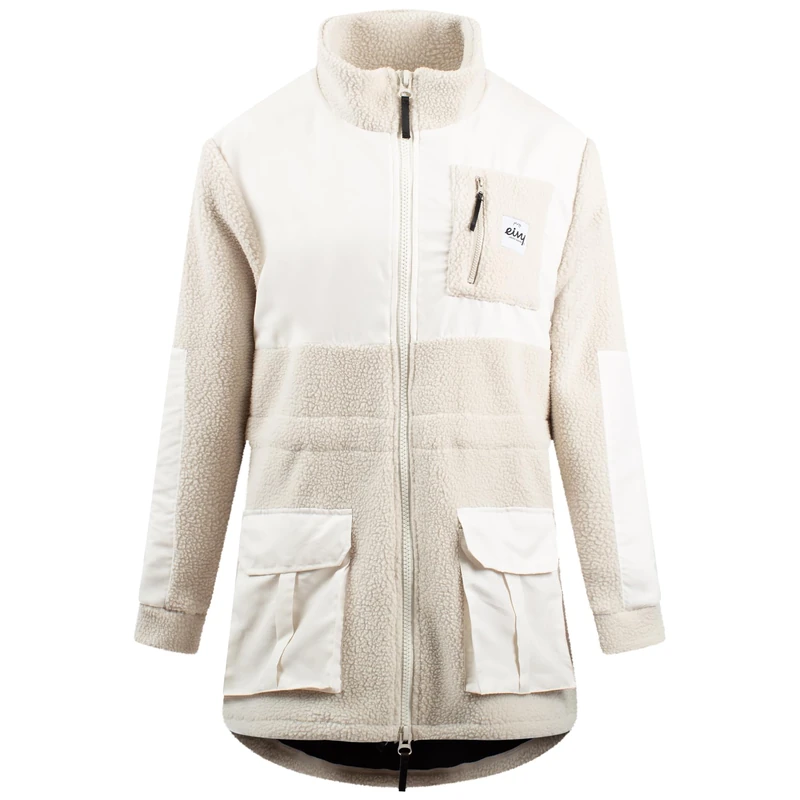 Eivy Women's Field Sherpa Jacket Fleece, Faded Cloud, L