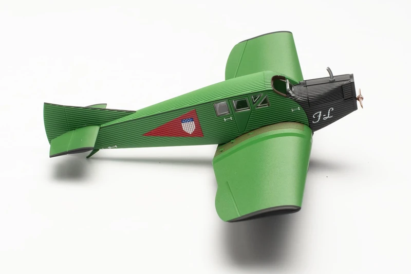 Herpa airplane model Junkers-Larsen JL-6 (Junkers F13) on a scale of 1 : 87, plastic miniature without pedastal, model building, collectors edition
