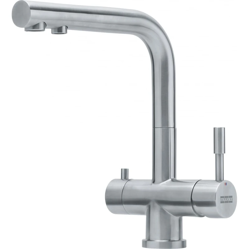 Set of Kitchen Sink tap with a Fixed spout and Clear Water Filter from Franke Atlas Clear Water - Stainless Steel - 120.0637.657