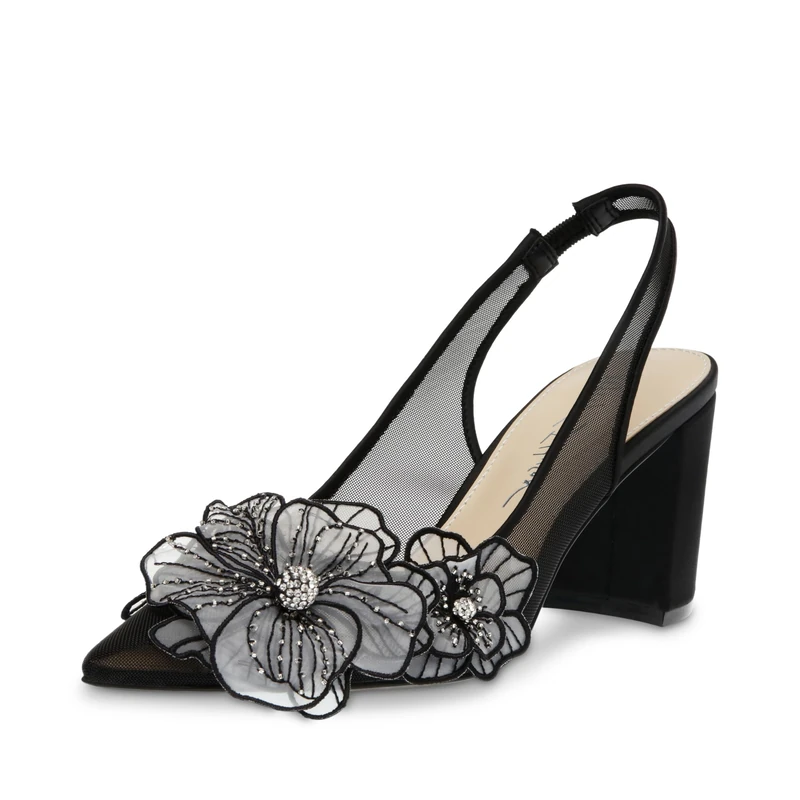 Betsey Johnson Women's Petra Pump, Black, 6 UK