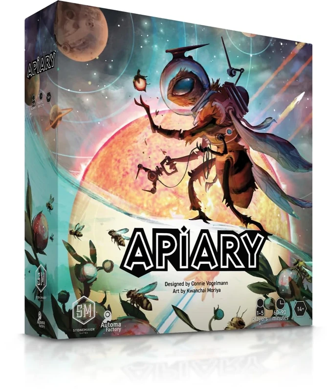 Stonemaier Games | Apiary | Board Game | Ages 14+ | 1-5 Players | 60-90 Minutes Playing Time