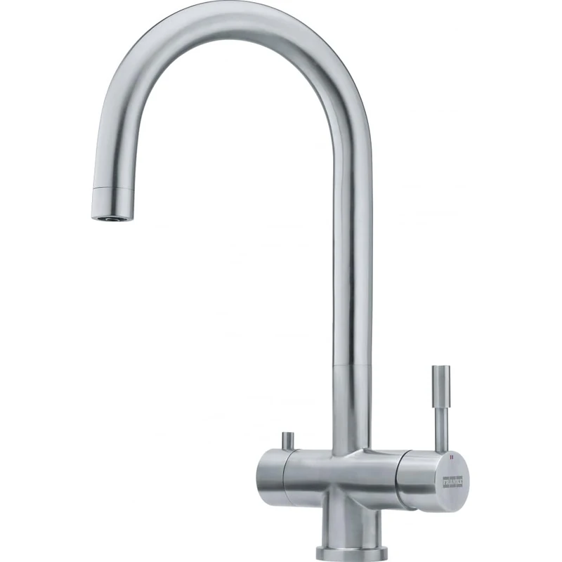 Set of Kitchen Sink tap with a Fixed spout and Clear Water Filter from Franke Eos Clear Water - Stainless Steel - 120.0637.656