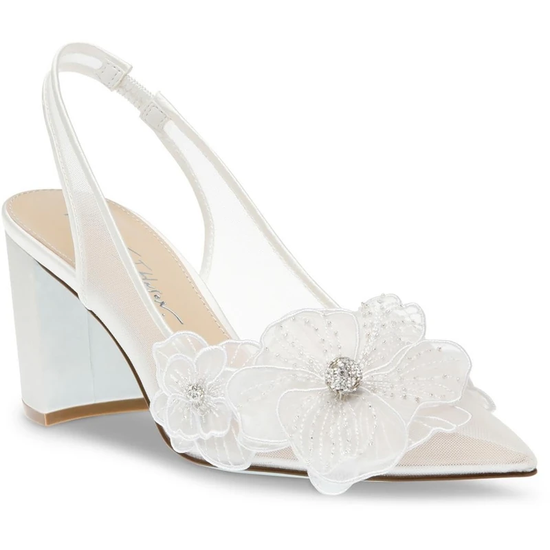 Betsey Johnson Women's Petra Pump, Ivory, 7.5 UK