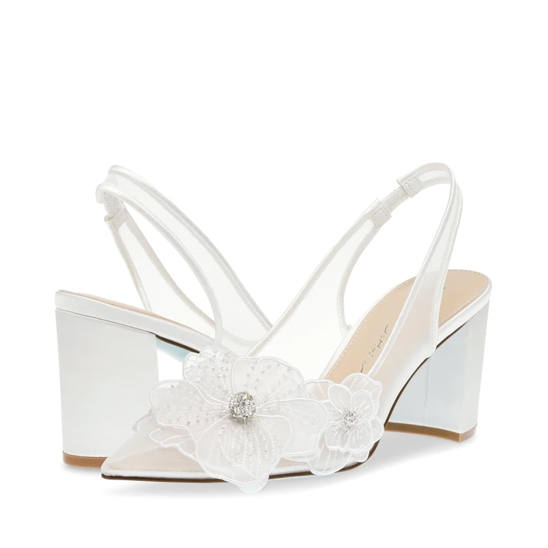 Betsey Johnson Women's Petra Pump, Ivory, 7 UK