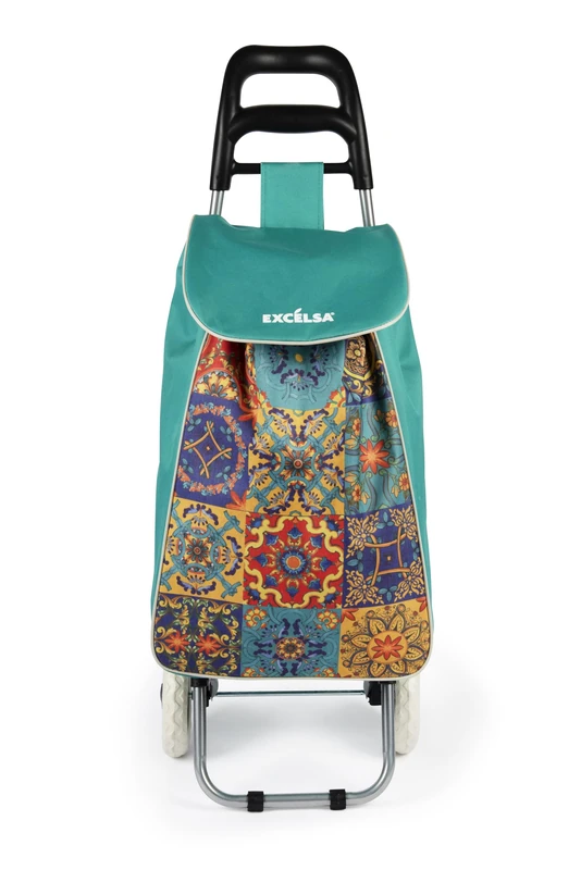 Excelsa Trinacria Shopping Cart, Capacity 38 L, Removable Bag, Water Repellent