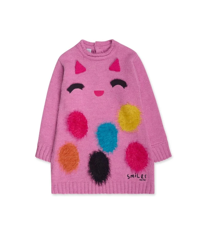 Tuc Tuc Pink Tricot Dress Big Hugs Collection, Pink, 1 Years