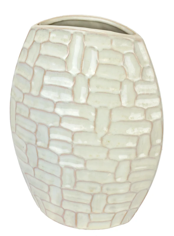 Flower Vases Table Vase Ceramic Decorative Small Vases for Flowers Pampas Grass Decoration Home Living Room Dining Table Farmhouse Office Decor Ceramic Vase Gift for Wedding Christmas Housewarming