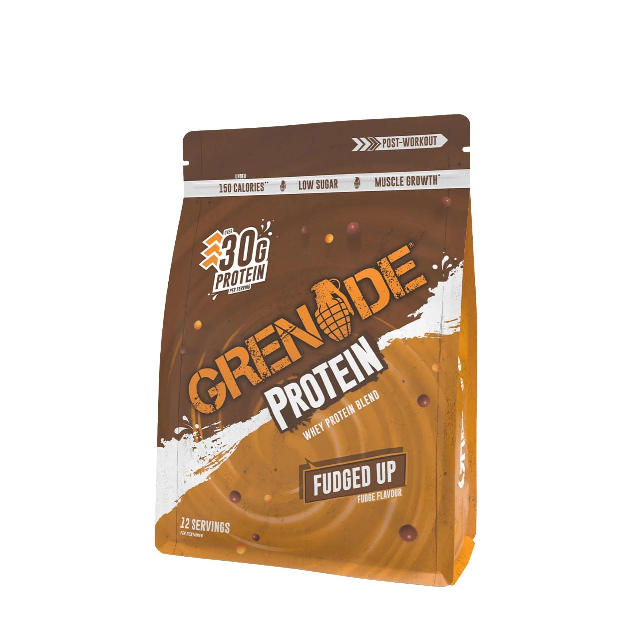 Grenade Whey Blend High Protein Powder, Low Sugar with 30g Protein per Serving, (12 Servings) - Fudged Up, 480 g (Pack of 1)