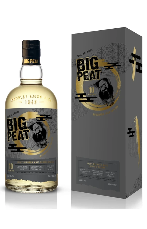 Big Peat Blended Malt Scotch Whisky, 70cl, 48% Mizunara Cask Finish With Gift Carton UK