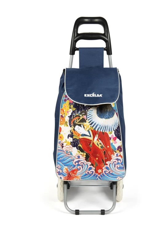 Excelsa Kimono Shopping Trolley 38 L Capacity Removable Water Repellent Bag