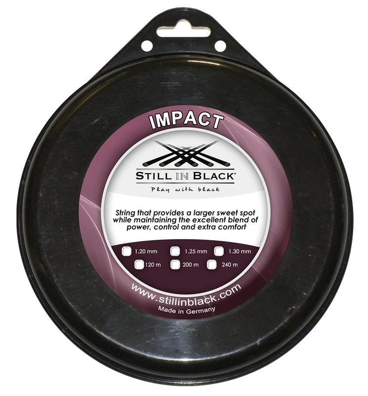 Still in Black 400 M Impact 1.2 mm Unisex Adult Tennis Rope, Purple