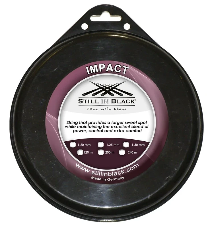 Still in Black 300 M Impact 1.2 mm Unisex Adult Tennis Rope, Purple