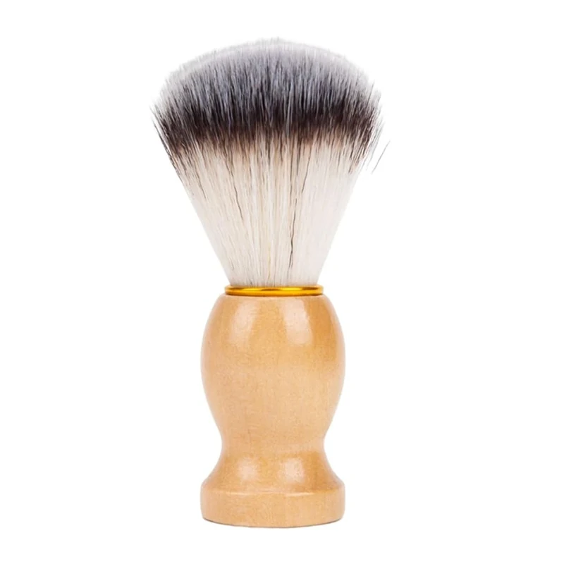 Redwestmelon Shaving Brush With Elegant Wooden Handle for Men - Hair Salon Tool for Wet Shaving