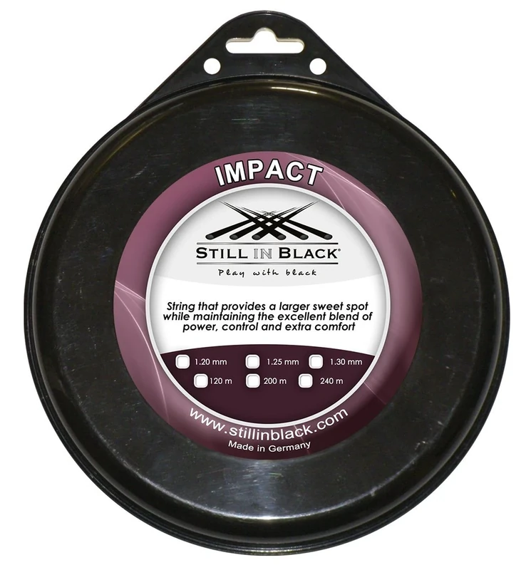 Still in Black 300 M Impact 1.25 mm Unisex Adult Tennis Rope, Purple