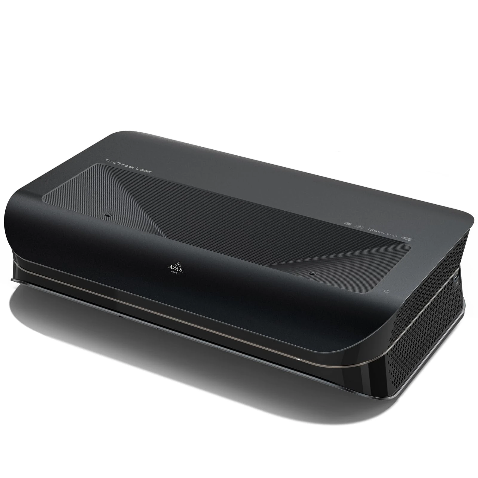 AWOL VISION LTV-3000 Pro 4K 3D RGB Ultra Short Throw Triple Projector with Dolby Vision & Atmos, HDR10+, 150" UST Laser TV Home Cinema (Fire TV Stick 4K Max included)