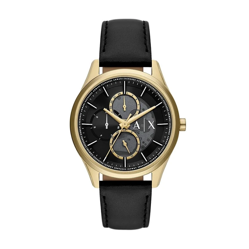 Armani Exchange Watch for Men, Chronograph Movement and 42mm Case Size with Stainless Steel, Leather or Silicone Strap