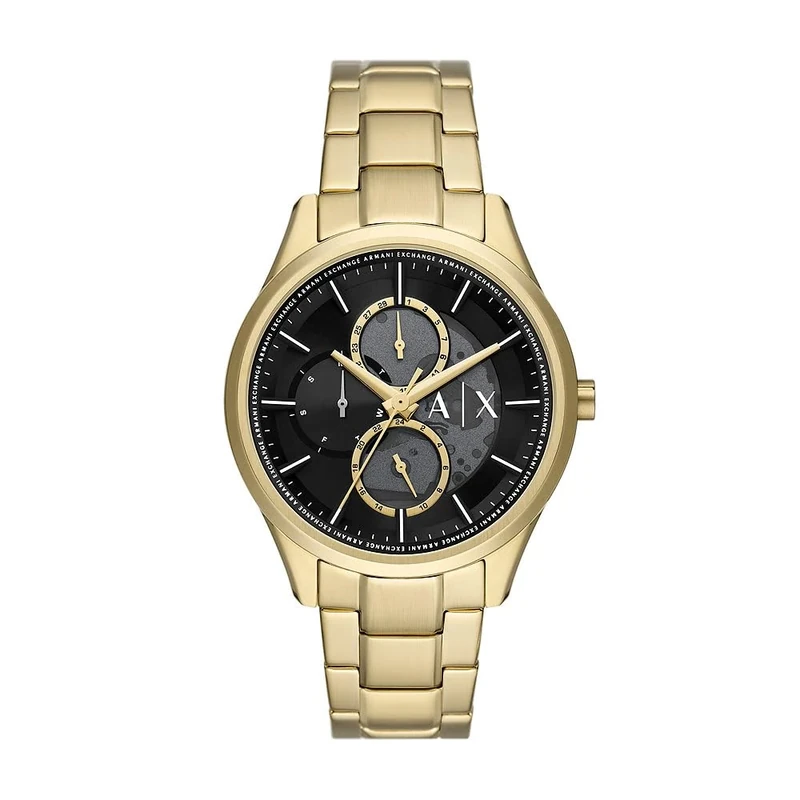 Armani Exchange Watch for Men, Chronograph Movement and 42mm Case Size with Stainless Steel, Leather or Silicone Strap