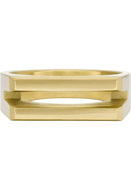 FOSSIL Men's Stainless Steel Band Rings