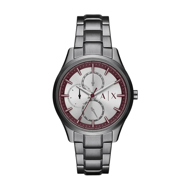 Armani Exchange Watch for Men, Chronograph Movement and 42mm Case Size with Stainless Steel, Leather or Silicone Strap