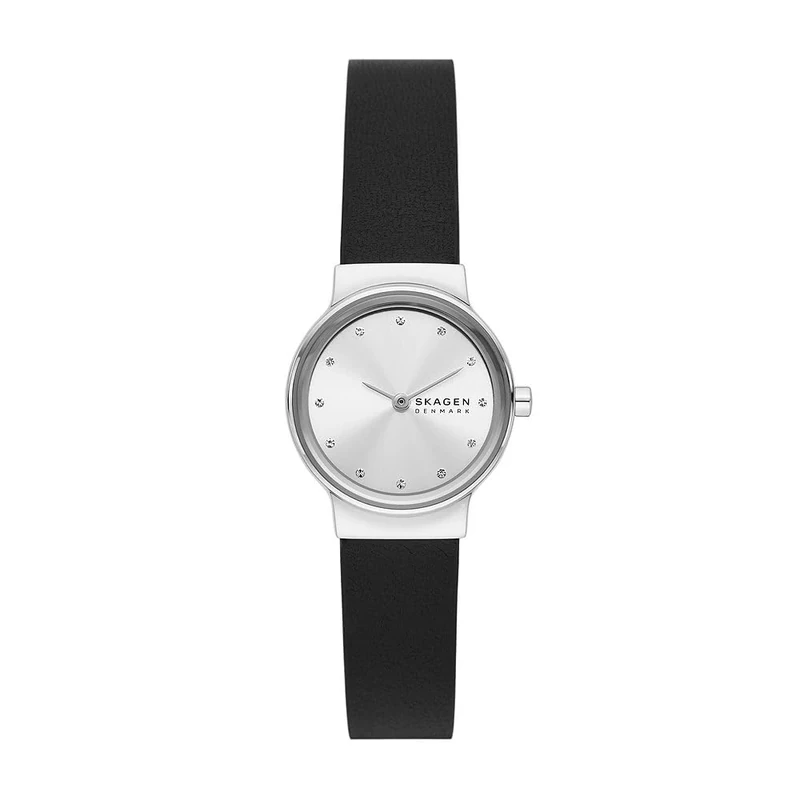 Skagen Freja Lille Watch for Women, Quartz Two Hand Movement with Stainless Steel or Leather Strap