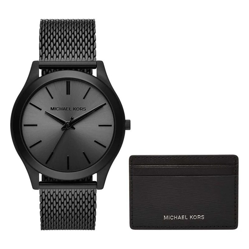 Michael Kors MK1085SET Mens Runway Watch and Wallet Gift Set
