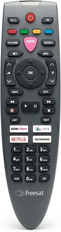 DragonSat REMOTE CONTROL for FREESAT 4K ARRIS MODELS UHD-X/UHD-4X-500GB / UHD-4X-1000GB / UHD-4X-2000GB Set top boxes