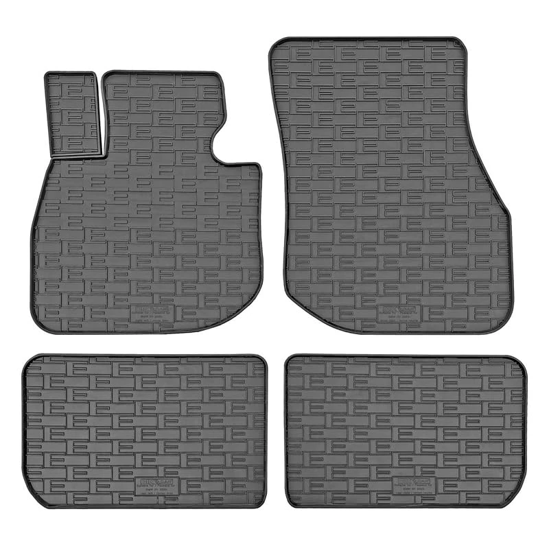 Rubber mats compatible with BMW iX1 (U11) 2022- (4-piece + mounting system)