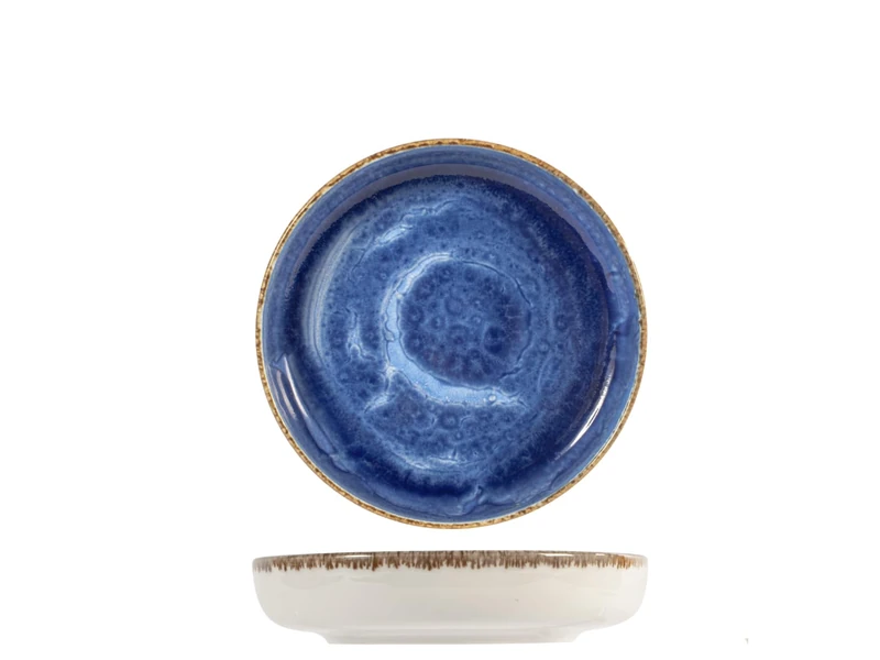 H&H Cobalto Set of 12 Soup Plates, Porcelain, 19 cm - Image 1